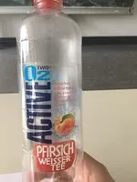 入っている砂糖の量 Active O2 Pfirsich Weißer Tee