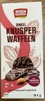 चीनी की मात्रा Dinkel Knusperwaffeln