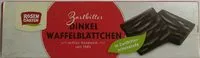 चीनी की मात्रा Dinkel Waffelblättchen in Zartbitter-Schokolade