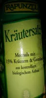 Zuckermenge drin Kräutersalz
