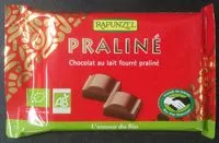 含糖量 Chocolat au lait fourré praliné