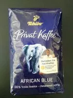 चीनी की मात्रा Privat Kaffee African Blue
