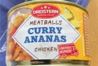Amount of sugar in Curry Ananas