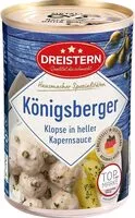 Amount of sugar in Königsberger Klopse in kapernsauce