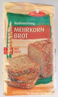 Amount of sugar in Mehrkornbrot Backmischung