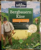 Zuckermenge drin Bergbauern Käse - würzig-nussig
