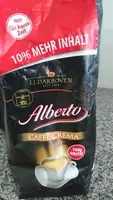 İçindeki şeker miktarı Alberto Café Crema