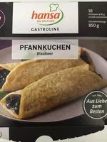 İçindeki şeker miktarı Pfannkuchen Blaubeer