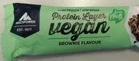 Suhkru kogus sees Protein Layer vegan brownie flavour