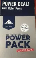 Suhkru kogus sees Power Pack classic Dark