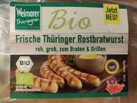 İçindeki şeker miktarı Frische Thüringer Bio-Rostbratwurst