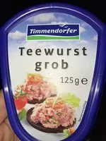 Sucre et nutriments contenus dans Timmendorfer