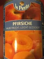 Suhkru kogus sees Pfirsiche