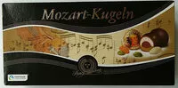 Sokerin määrä sisällä Chocolats "Mozart"