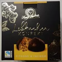 Sokerin määrä sisällä Lebkuchen Konfekt Zitrone & Ingwer