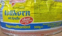 Suhkur ja toitained sees Kronenbrot