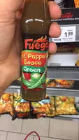 Cantidad de azúcar en Hot pepper Sauce fuego green