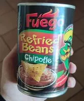 Cantidad de azúcar en Refried beans