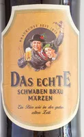 Sugar and nutrients in Schwaben brau