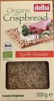 Amount of sugar in Delba Organic Spelt & Sesame Crispbread