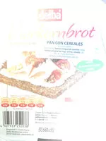 Amount of sugar in Vierkornbrot