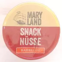 Suhkru kogus sees Snack Nüsse BBQ