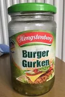 Suhkru kogus sees Burger Gurken
