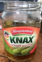 Suhkru kogus sees Gewürzgurken, scharf-würzig