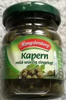 Zuckermenge drin Kapern
