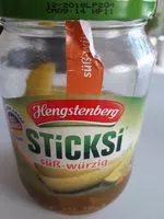 含糖量 Gurken Sticksi süß-würzig