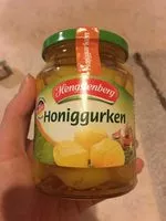Suhkru kogus sees Honiggurken