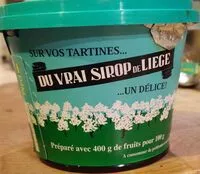 Suhkur ja toitained sees Du vrai sirop de liege