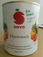 Zucker und Nährstoffe drin Sava