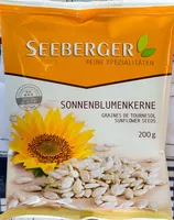 Sokerin määrä sisällä Sonnenblumenkerne
