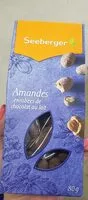 Quantité de sucre dans Amandes enrobées de chocolat au lait