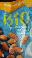 Sokerin määrä sisällä Amandes grillées non salées