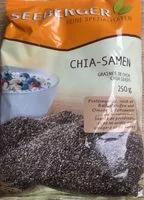 Suhkru kogus sees Graines de chia
