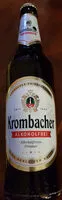 Sucre et nutriments contenus dans Krombacher brauerei