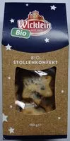 入っている砂糖の量 Bio-Stollenkonfekt
