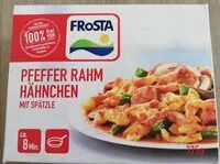 含糖量 Pfeffer Rahm Hähnchen mit Spätzle
