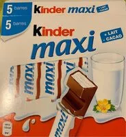 入っている砂糖の量 Kinder Chocolate