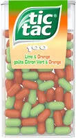 Jumlah gula yang masuk TicTac citron vert et orange
