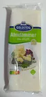 Zuckermenge drin Almdammer am Stück