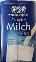 Amount of sugar in Weihenstephan Frische Alpenmilch 3, 5%