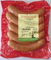 Zuckermenge drin Schinkenkrakauer, gebrüht