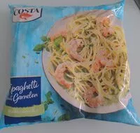 Zuckermenge drin Spaghetti mit Garnelen - Mediterrane Art