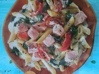 चीनी की मात्रा Penne au saumon