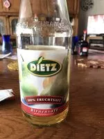 Jumlah gula yang masuk Dietz Birnensaft