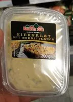 Suhkru kogus sees eiersalat mit schnittlauch