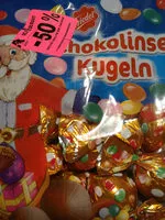 Suhkru kogus sees chokolinsen kugeln